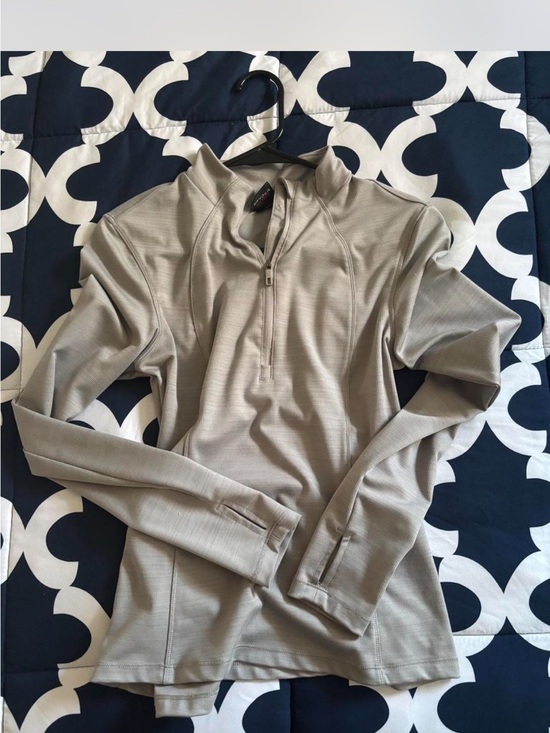 Spyder Other - Spyder Light Gray Active Zip-Up Pullover